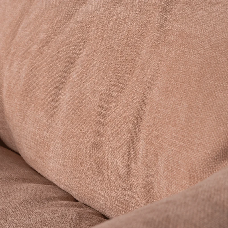 Baggy drehsessel gewebte chenille altrosa