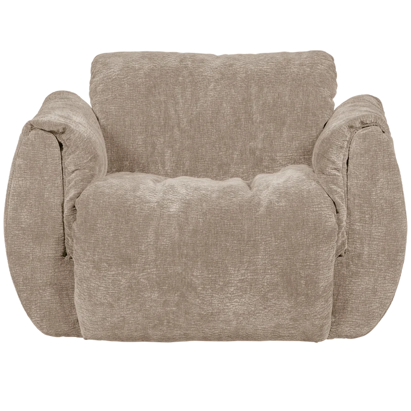Baggy drehsessel 3D chenille sand