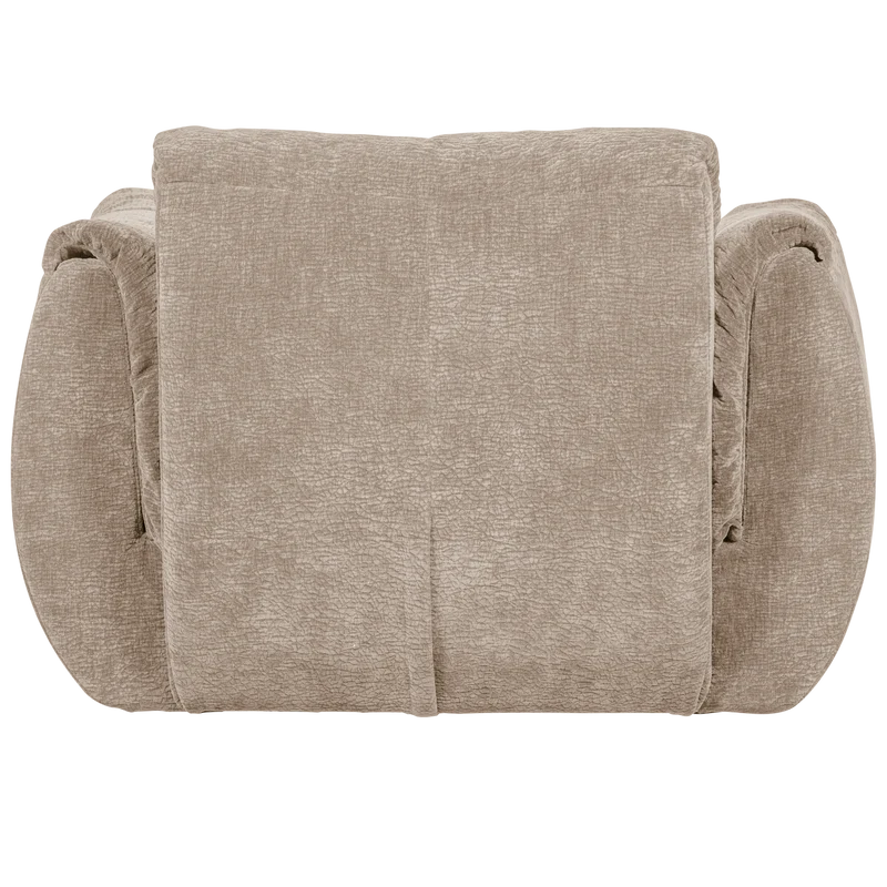 Baggy drehsessel 3D chenille sand
