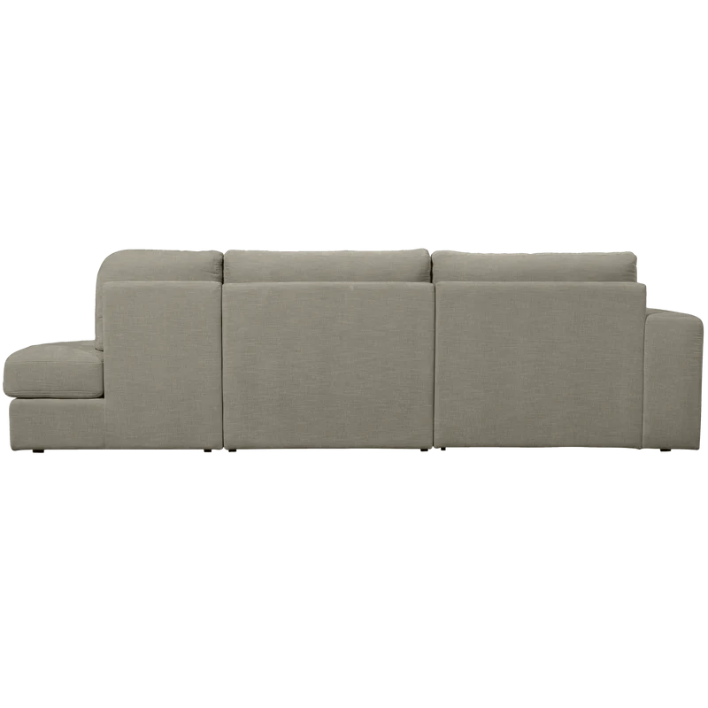 Family 2,5-sitzer sofa rundung rechts warm grau