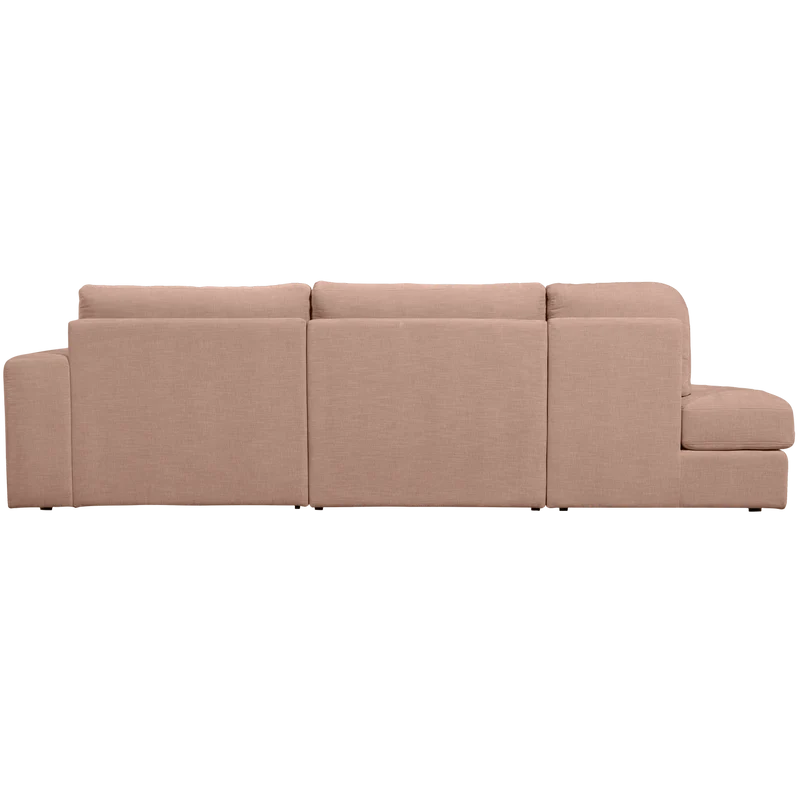 Family 2,5-sitzer sofa rundung links rosa