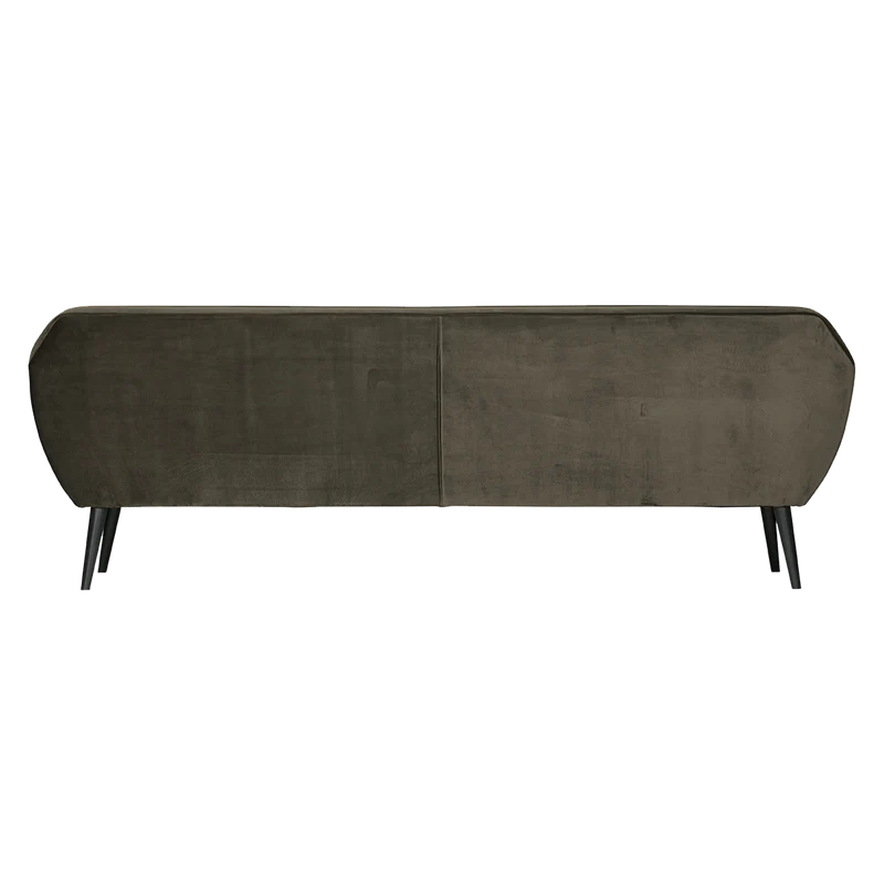 Rocco xl sofa 230 cm samt warmgrün
