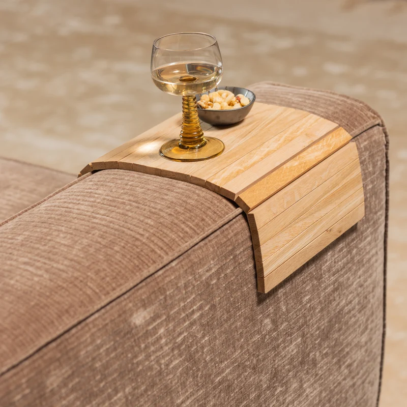Flexibles sofatablett eiche roh - M