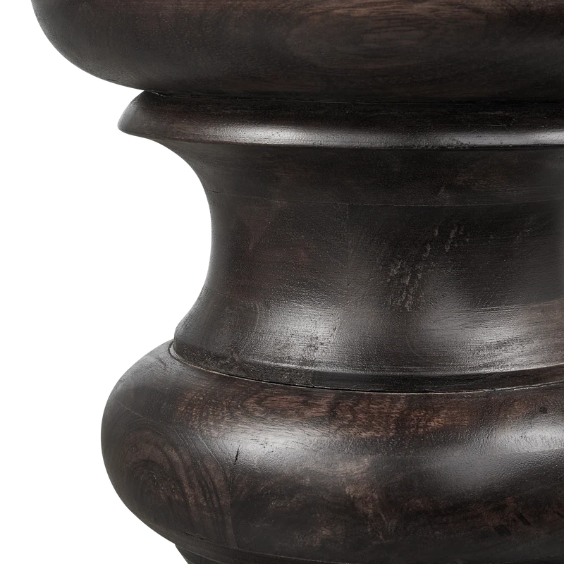 Jonah beistelltisch holz dunkelbraun 42xø30 cm