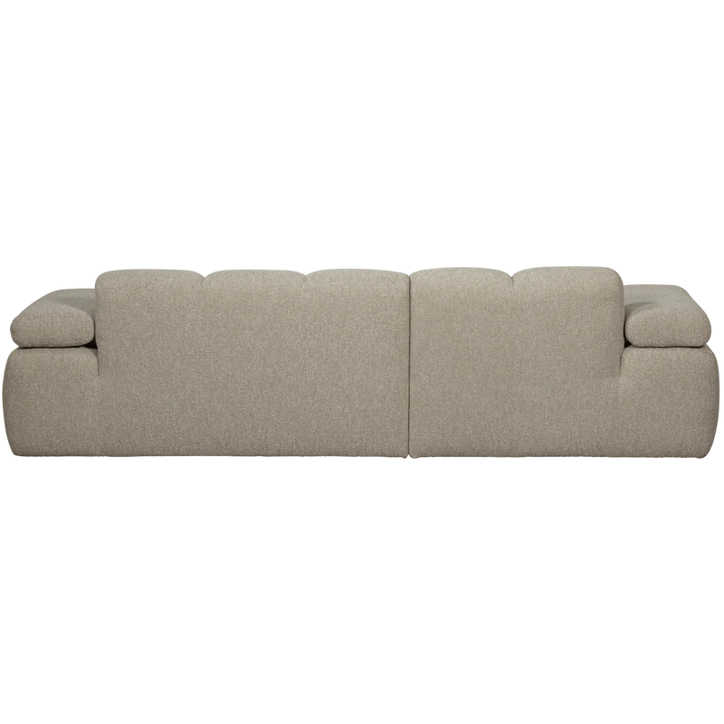 Mojo chaiselongue sofa links bouclé beige melange