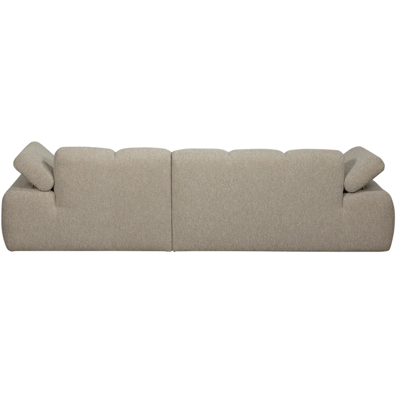 Mojo chaiselongue sofa rechts bouclé beige melange