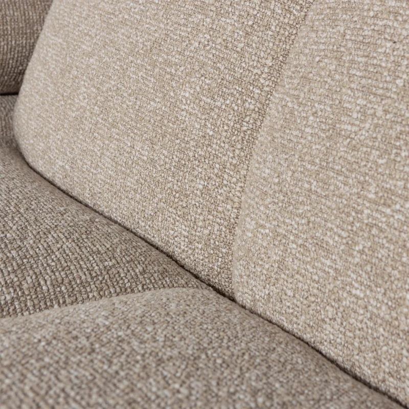 Mojo 1,5-sitzer element arm links bouclé beige melange