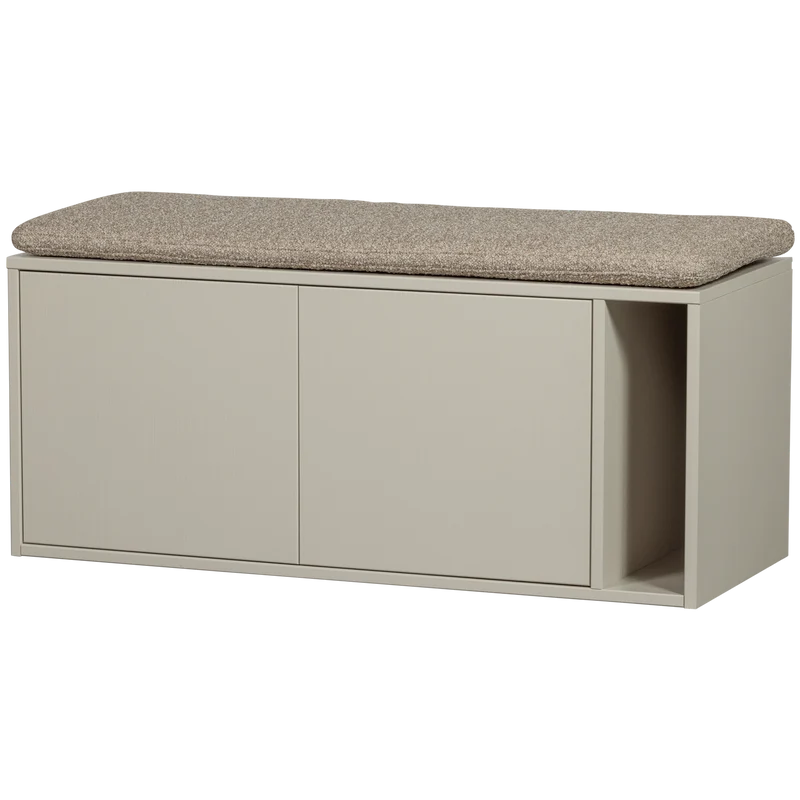 Settle Down tv möbel/bank 108 cm dust mit sitzkissen
