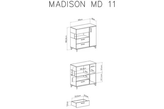 Kommode – Madison – Elegantes Design für jeden Geschmack