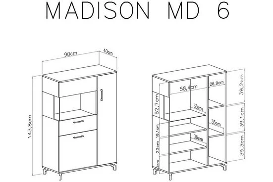 Kommode – Madison – Elegantes Design für jeden Geschmack