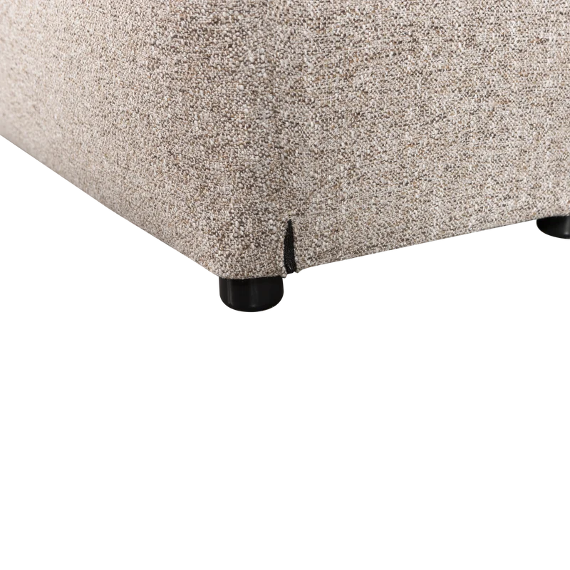 Baggy hocker webstoff natur melange