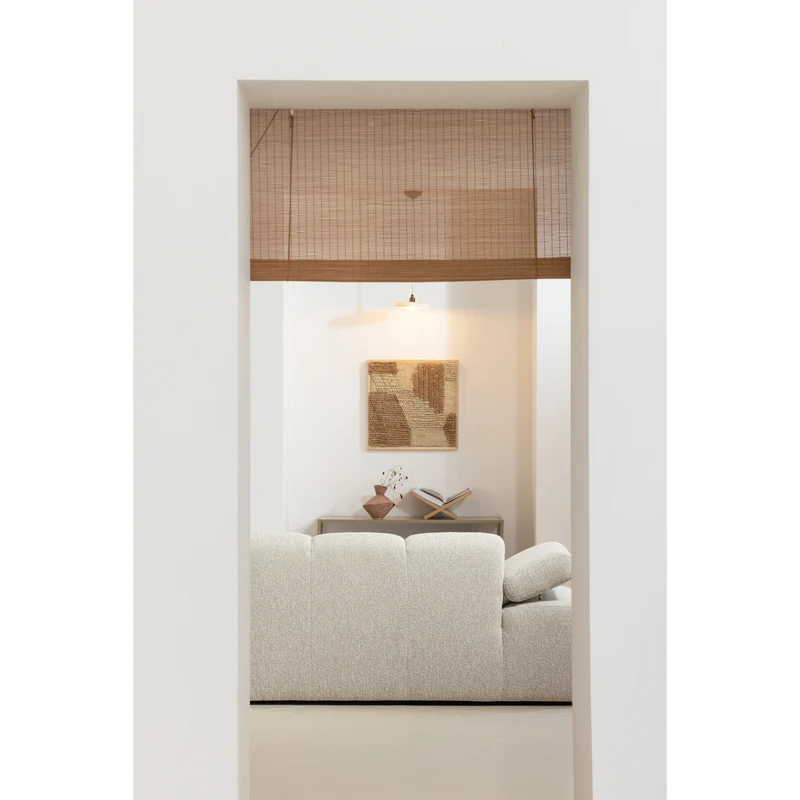 Mojo 1,5-sitzer element arm links bouclé beige melange