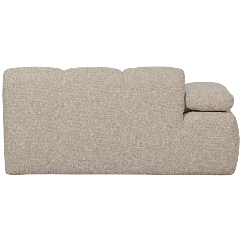 Mojo 1,5-sitzer element arm links bouclé beige melange