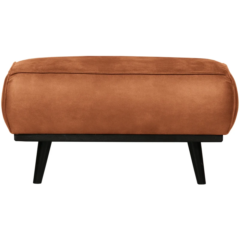 Statement puff ecoleder cognac
