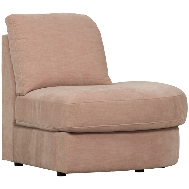 Family 1-sitzer element runde ecke rechts rosa