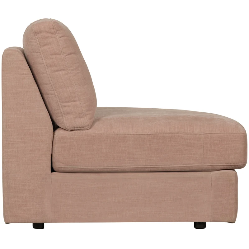 Family 1-sitzer element runde ecke rechts rosa