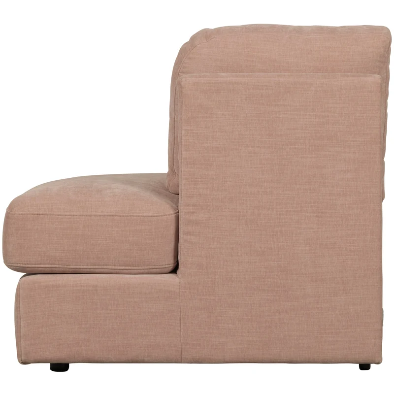 Family 1-sitzer element runde ecke rechts rosa