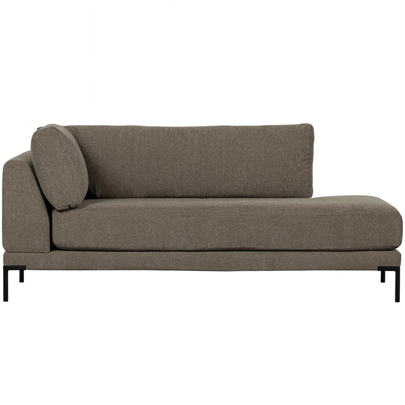 Couple lounge element rechts taupe
