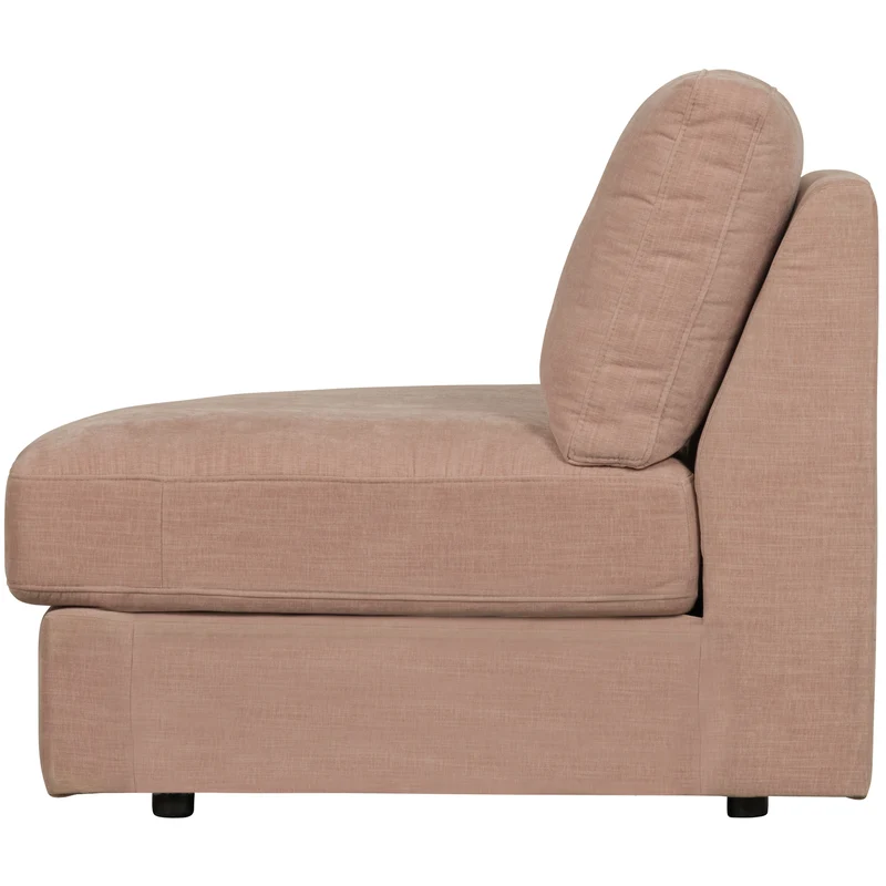 Family 1-sitzer element runde ecke links rosa