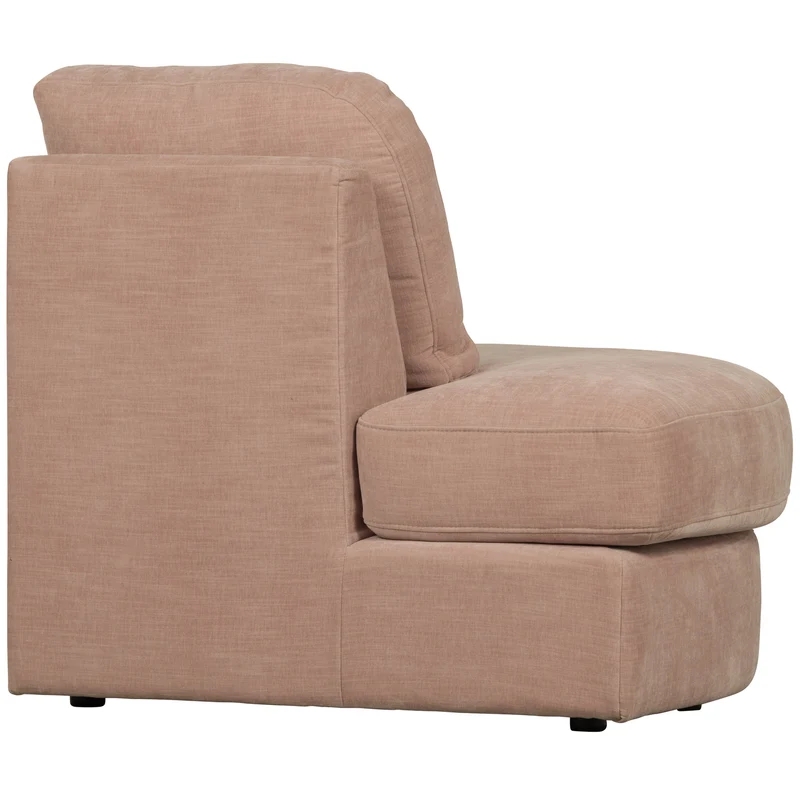 Family 1-sitzer element runde ecke links rosa