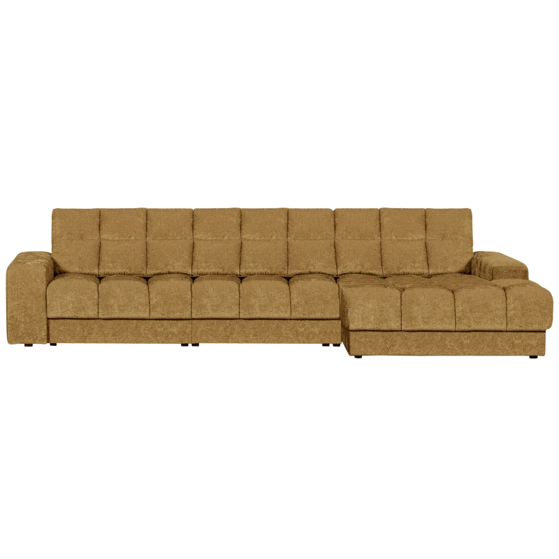 Second Date chaise longue rechts vintage gold