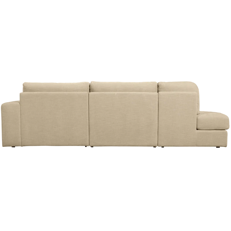 Family 2,5-sitzer sofa rundung links sand