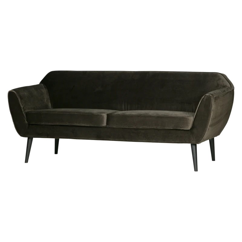 Rocco sofa 187 cm samt warmgrün