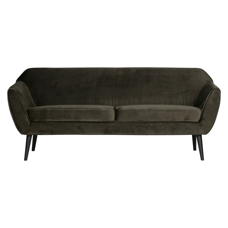 Rocco sofa 187 cm samt warmgrün