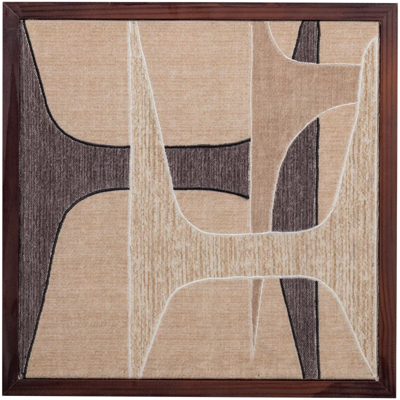 Anka wanddekoration baumwolle natural/braun