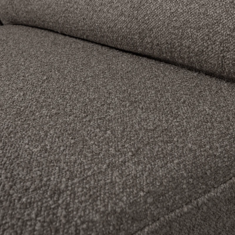 Lazy 1-sitzer element arm rechts bouclé anthrazit