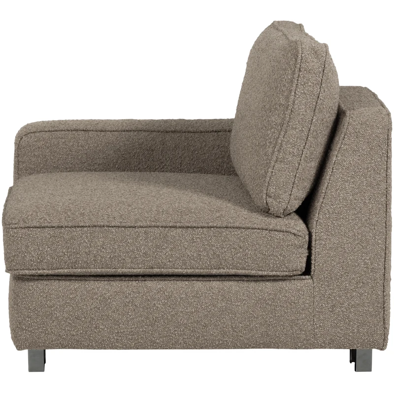 Lazy 1-sitzer element arm linken bouclé sand