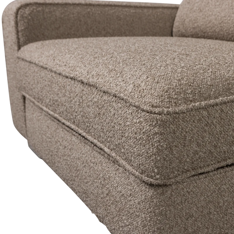 Lazy 1-sitzer element arm linken bouclé sand
