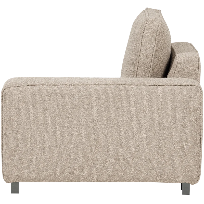 Lazy 1-sitzer element arm rechts bouclé natur
