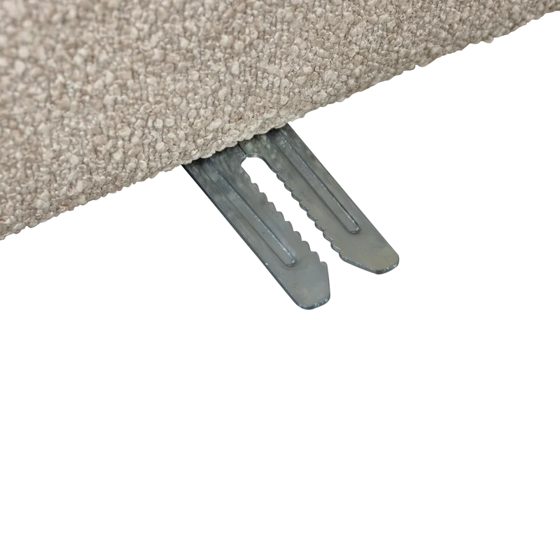 Lazy 1-sitzer element arm linken bouclé natur