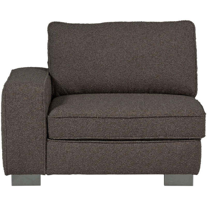 Lazy 1-sitzer element arm linken bouclé anthrazit