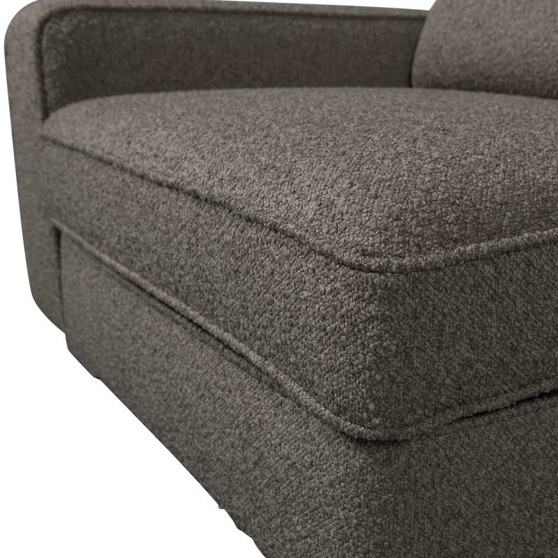 Lazy 1-sitzer element arm linken bouclé anthrazit