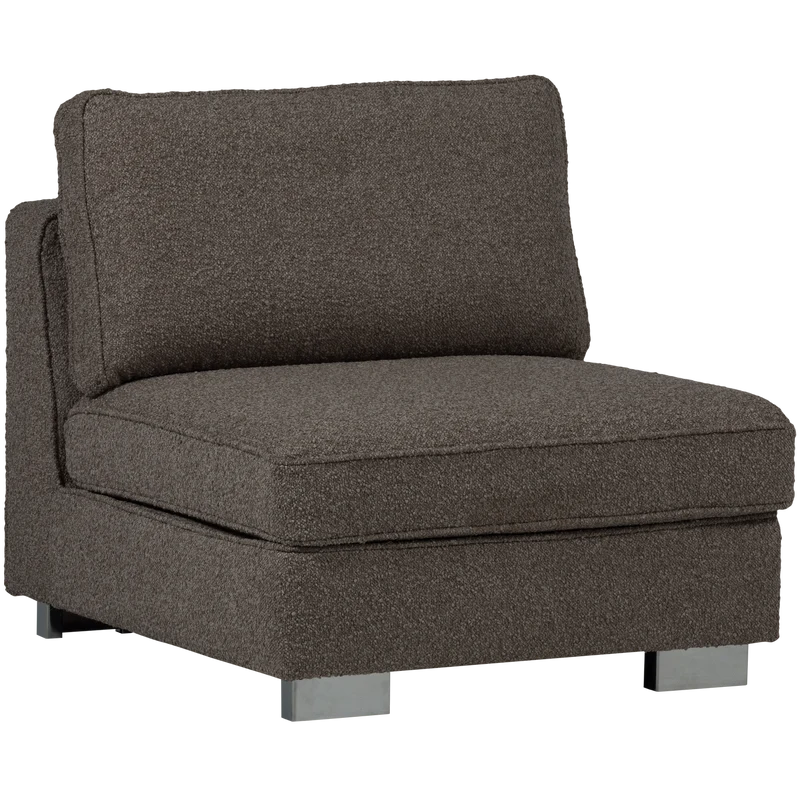 Lazy 1-sitzer element bouclé anthrazit