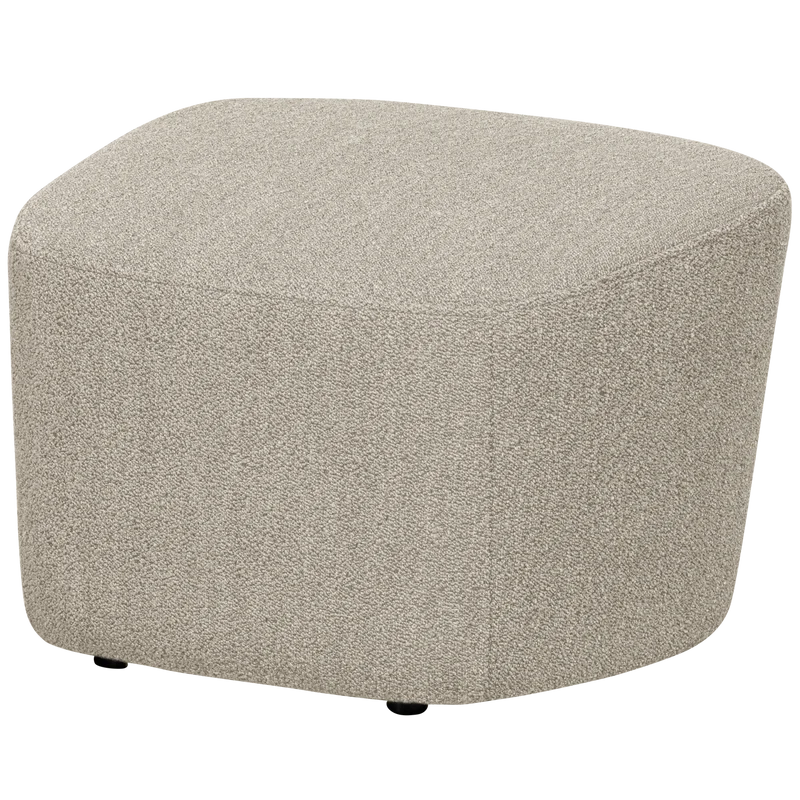 Lofty hocker bouclé natur
