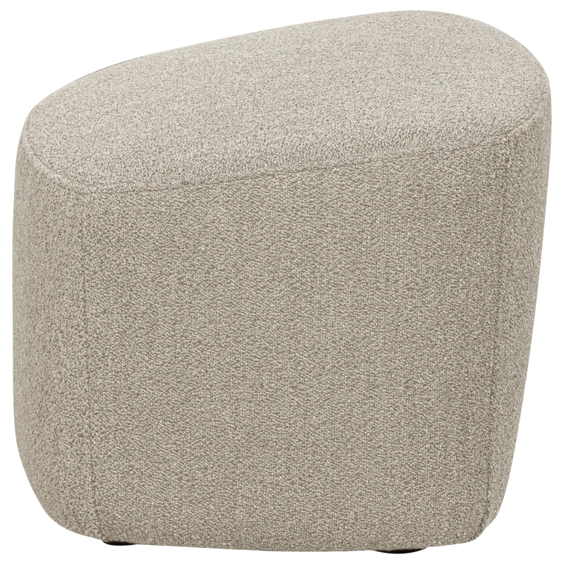 Lofty hocker bouclé natur