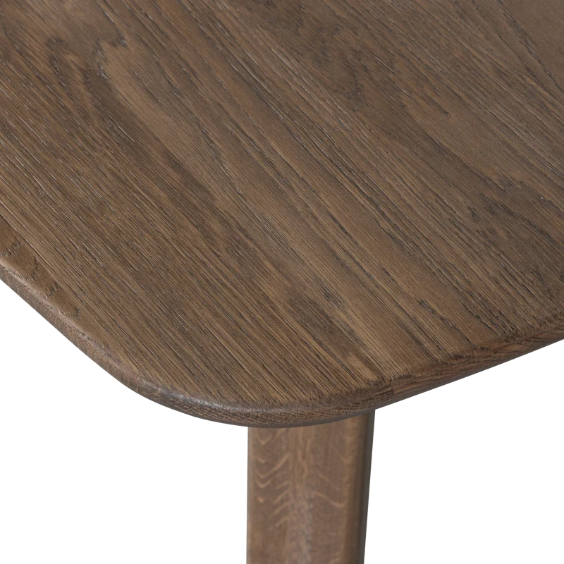 Tablo tisch dänisch oval durchgehende lamelle 220x100 cm cashmere brown