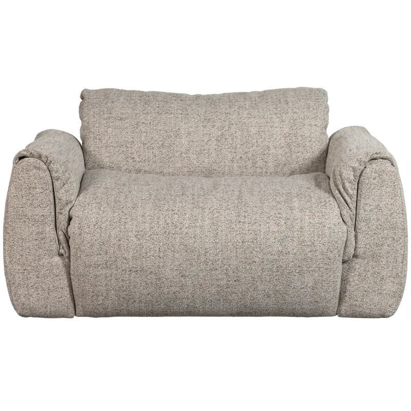 Baggy liegesessel webstoff natur melange
