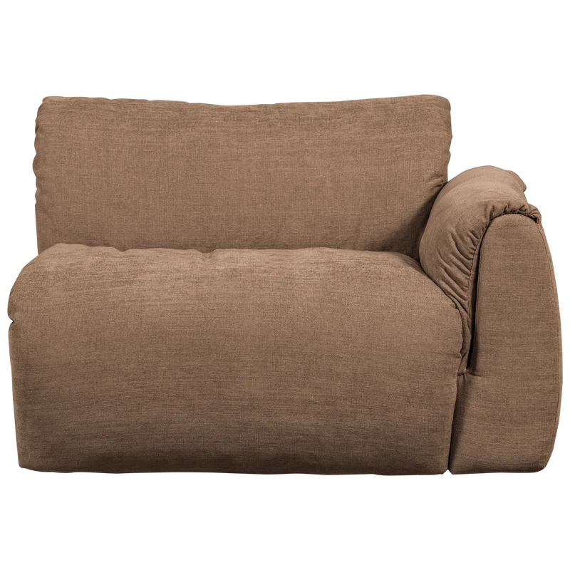 Baggy 1-sitzer element arm rechts gewebte chenille braun