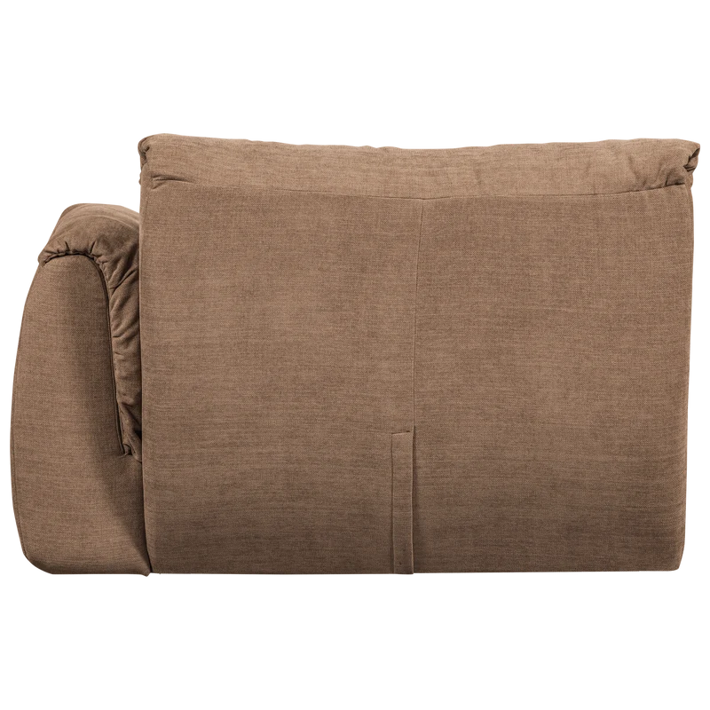 Baggy 1-sitzer element arm rechts gewebte chenille braun
