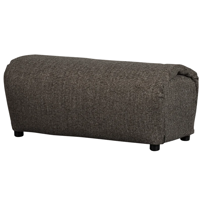 Baggy hocker webstoff warmes grau melange