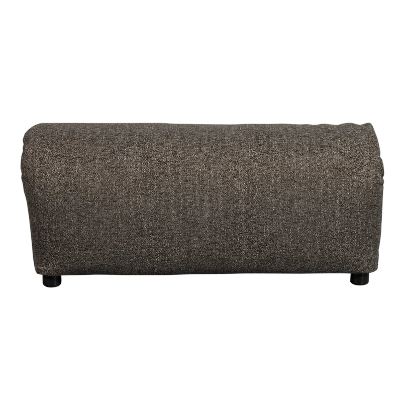 Baggy hocker webstoff warmes grau melange