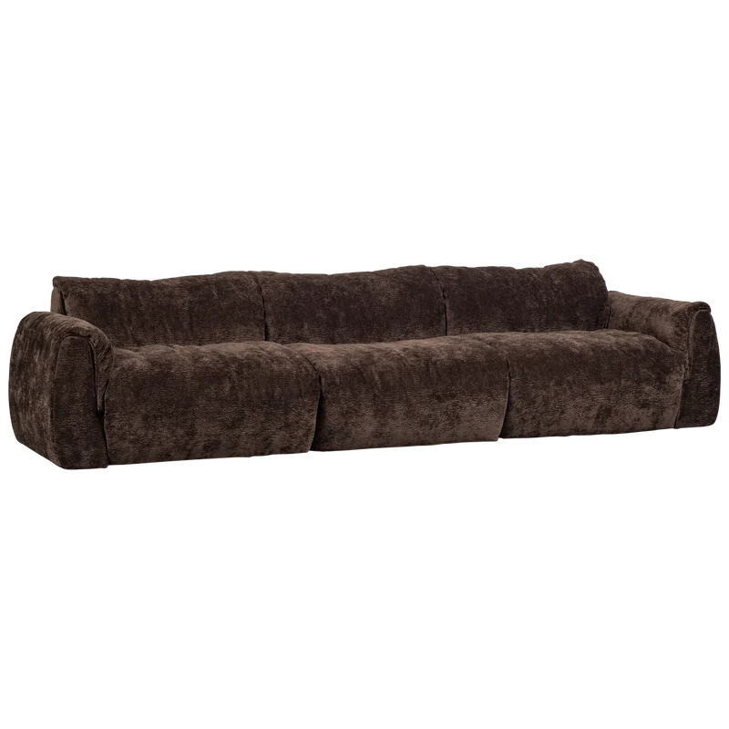 Baggy 3-sitzer rechts 3D chenille dunkelbraun