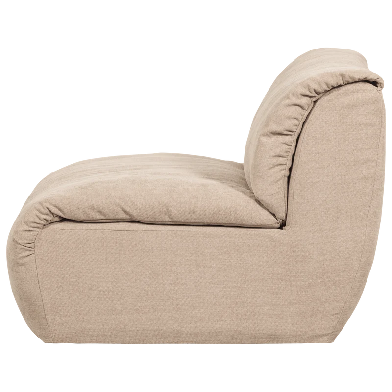 Baggy 1-sitzer element gewebte chenille sand