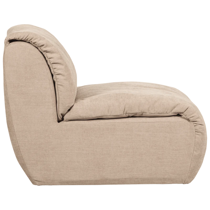 Baggy 1-sitzer element gewebte chenille sand