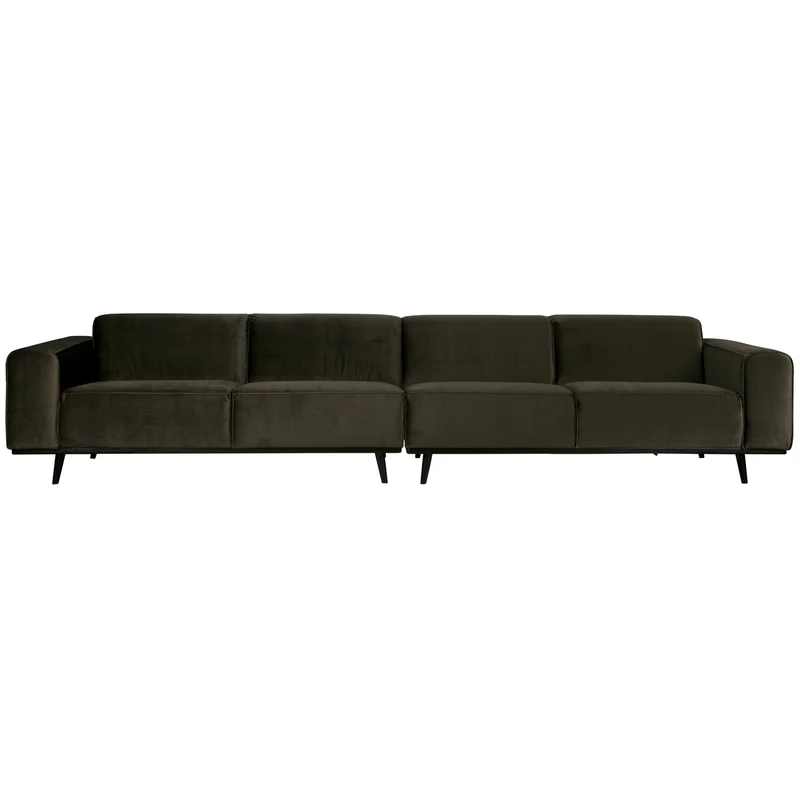 Statement XL 4-sitzer 372 cm velvet dark green hunter