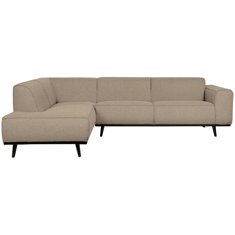 Statement eckbank linken bouclé beige